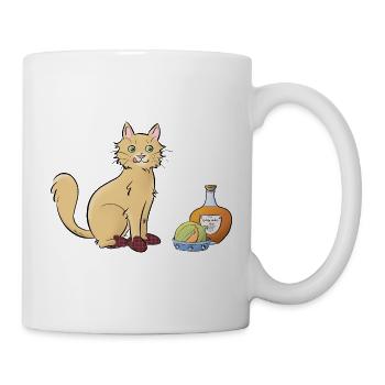 Chat-rentais - Mug blanc - blanc - Droite