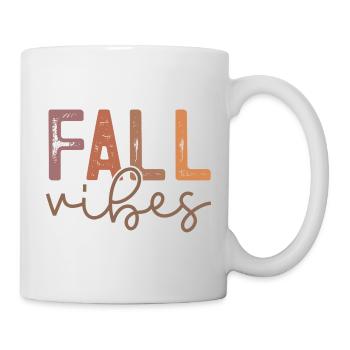 Fall Vibes with Warm Earth Tones - Mug - white - Right