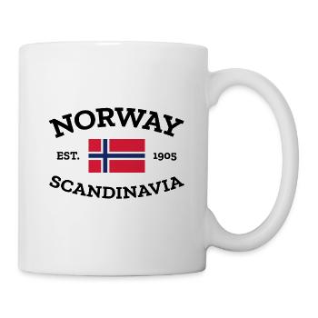 Norway - Norge - Norwegen - Scandinavia - 1905 - Tasse - Weiß - Rechts