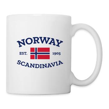 Norway - Norge - Norwegen - Scandinavia - 1905 - Tasse - Weiß - Rechts