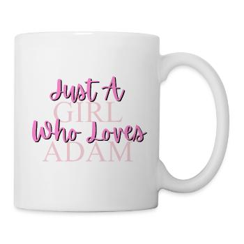 Conception typographique inspirante Girl Power - Mug blanc - blanc - Droite