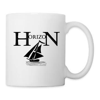 Segelboot am Horizont - Tasse - Weiß - Rechts