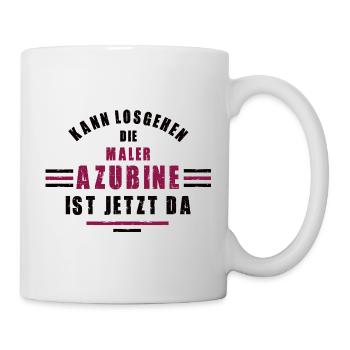 Apprenti peintre apprentissage formation peintre - Mug blanc - blanc - Droite