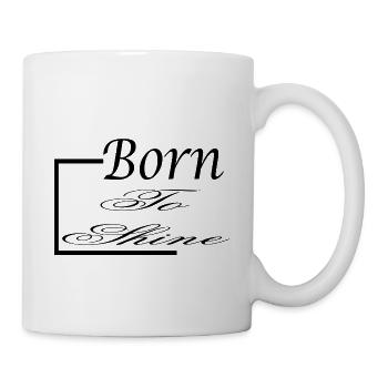 Née pour briller  - Mug blanc - blanc - Droite