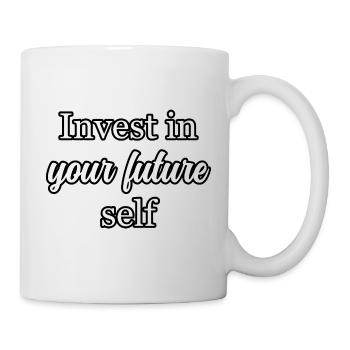 Wise Choices: Invest In Your Future Self Vision	 - Mug - white - Right