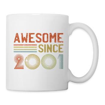 Année d'appréciation du design rétro 2001 - Mug blanc - blanc - Droite