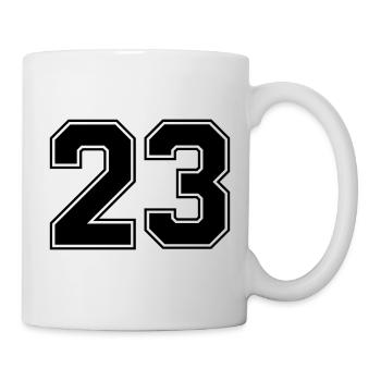 23 Number - Mug - white - Right