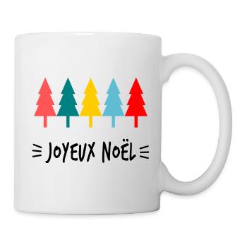 WEIHNACHTEN. FROHE WEIHNACHTEN. FROHE WEIHNACHTEN. NEUJAHRSTAG - Tasse - Weiß - Rechts