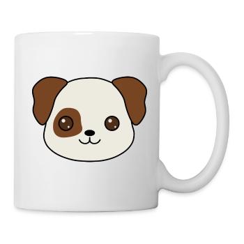 conception de dessin animé de chiot charmant - Mug blanc - blanc - Droite