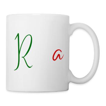 Ich liebe Rom, elegantes minimalistisches Design - Tasse - Weiß - Rechts