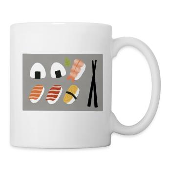 Minimalist Sushi Illustration Set - Mug - white - Right