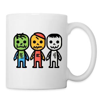 Zombies Halloween - Mug blanc - blanc - Droite