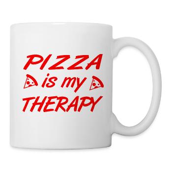Pizza - Mug blanc - blanc - Droite