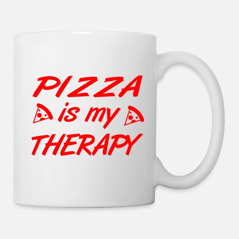 Pizza - Tasse - Weiß