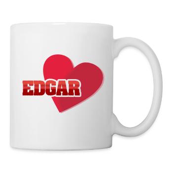 Heart EDGAR Lettering - Mug - white - Right
