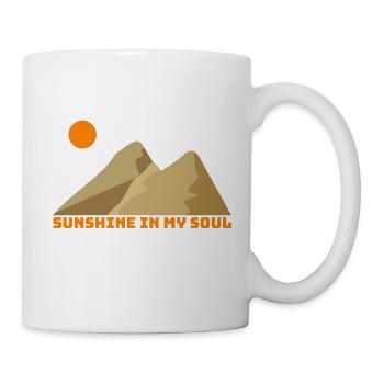 Sonnenscheinseele in den Bergen - Tasse - Weiß - Rechts