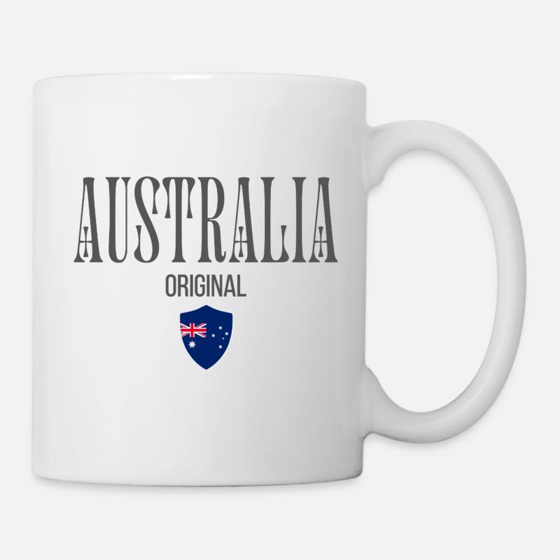 Originaire d’Australie, né en Australie - Mug blanc - blanc