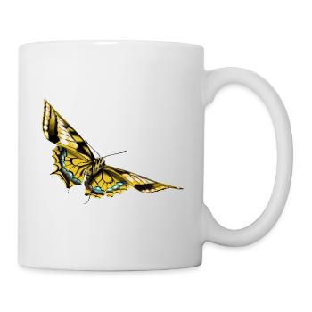 Golden Wing Butterfly - Mug - white - Right
