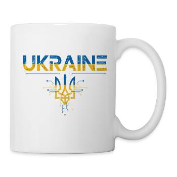 Schaltkreise Trident Ukraine - Tasse - Weiß - Rechts