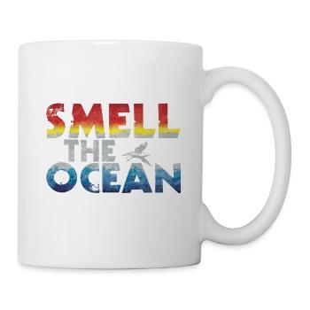 Smell the Sea - Gradient Font - Mug - white - Right