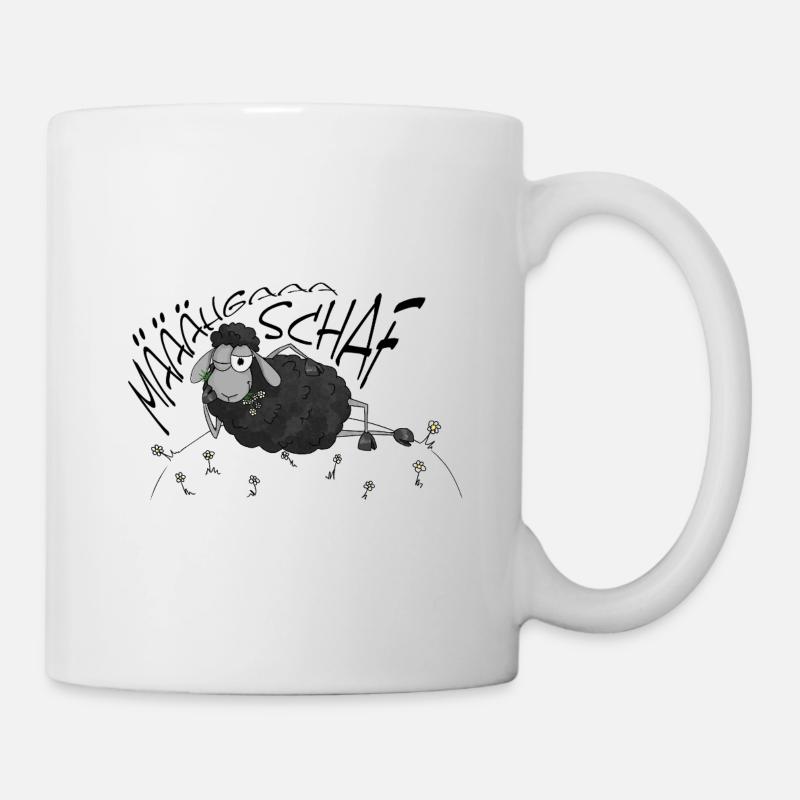 Lustiges Schaf - Tasse - Weiß