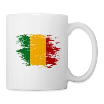 Mali Flagge used - Tasse - Weiß - Rechts