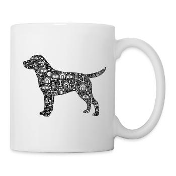 Labrador Retriever Design Hund - Tasse - Weiß - Rechts