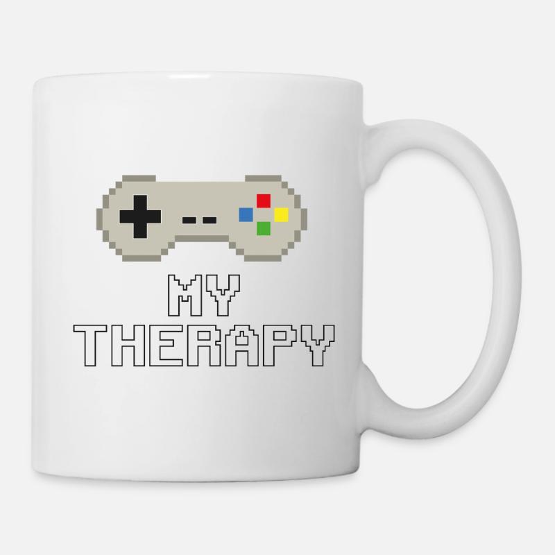 My Therapy – Pixel Power - Mug - white