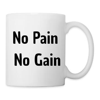 No Pain No Gain - Mug - white - Right