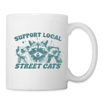 Support Local Street Cats - Tasse - Weiß - Rechts