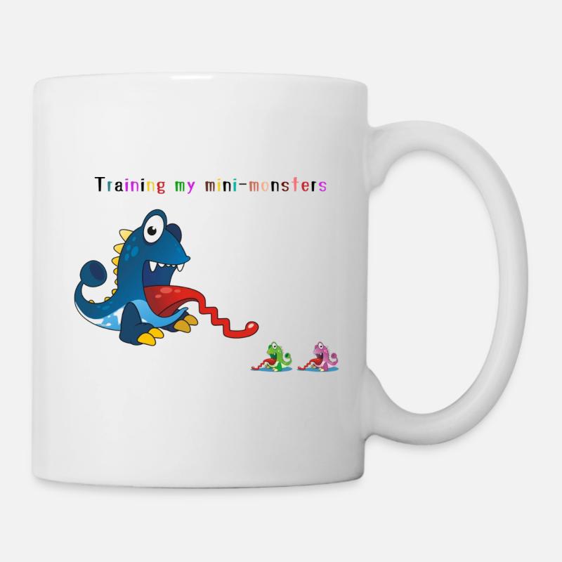 Training My Monsters - Mug - white