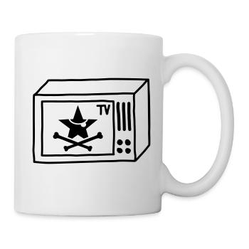 Pirate TV – Free TV & Punk Style - Mug - white - Right
