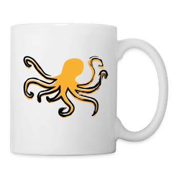 Octopus Style - Tasse - Weiß - Rechts