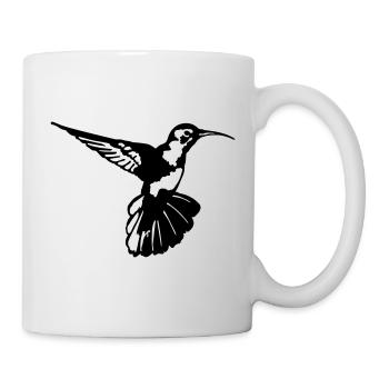 Kolibri - Tasse - Weiß - Rechts