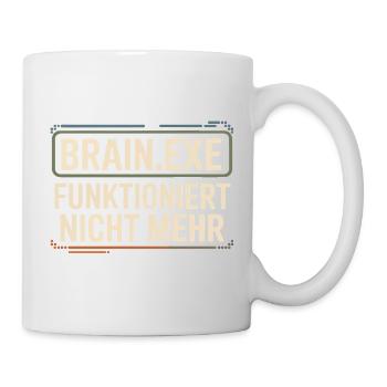 Brain.exe ne fonctionne plus – Nerd drôle - Mug blanc - blanc - Droite