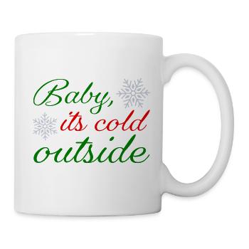 Bébé il fait froid dehors - Mug blanc - blanc - Droite