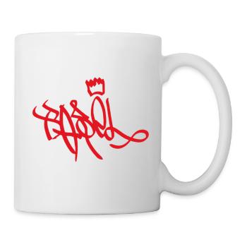 Royal Graffiti Ecriture Bâle - Mug blanc - blanc - Droite