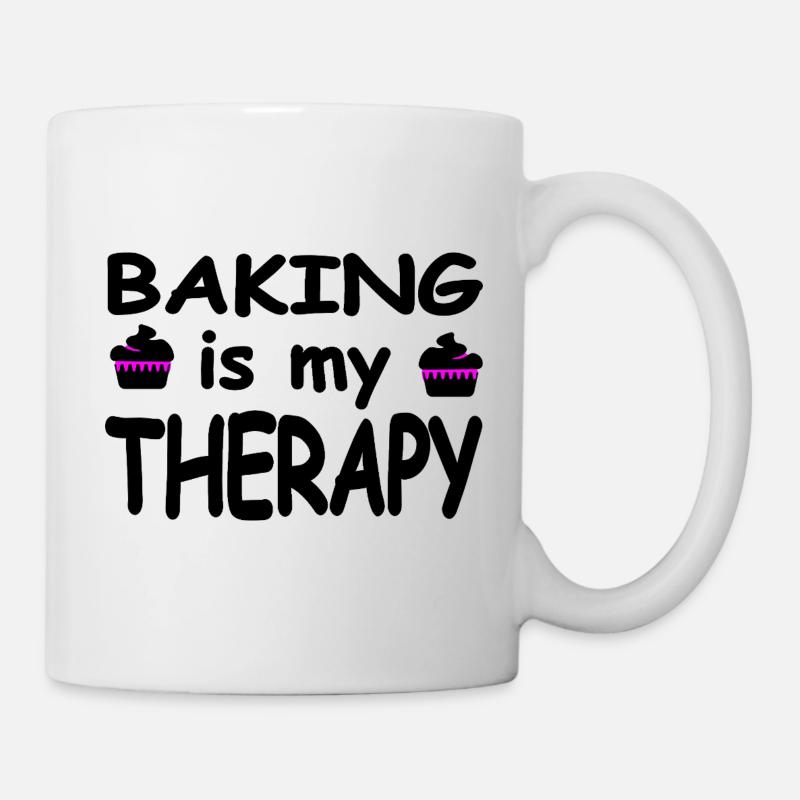 Backen - Tasse - Weiß