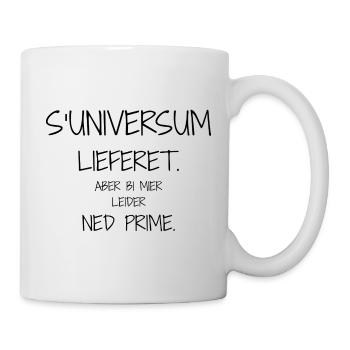 Statement Design – Irony Meets Spirituality - Mug - white - Right