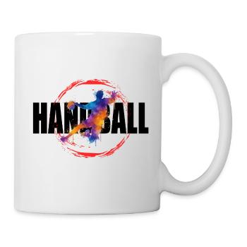 Handball - Mug blanc - blanc - Droite