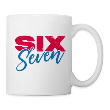 sechs sieben - Tasse - Weiß - Rechts