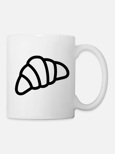 Halbmond - Tasse - Weiß