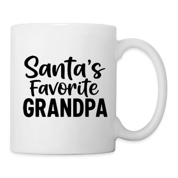 Le grand-père préféré du Père Noël - Mug blanc - blanc - Droite