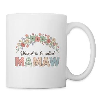 Gesegnet Mamaw genannt zu werden - Tasse - Weiß - Rechts