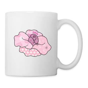 bunte_Rose - Mug blanc - blanc - Droite