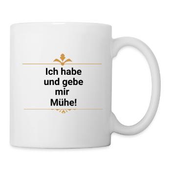 I have and am making an effort! - Mug - white - Right
