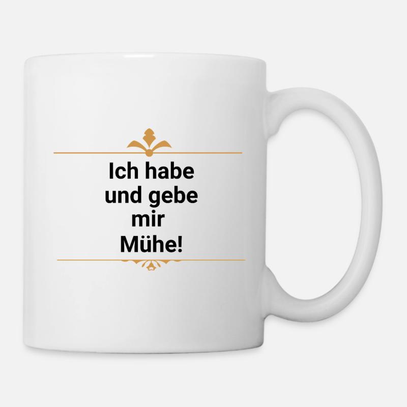 J’ai fait et je fais un effort ! - Mug blanc - blanc
