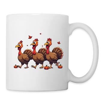 Thanksgiving Truthahn Baby - Tasse - Weiß - Rechts