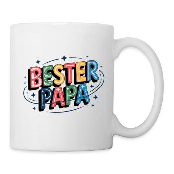 Best Dad Colorful Letter Illustration - Mug - white - Right