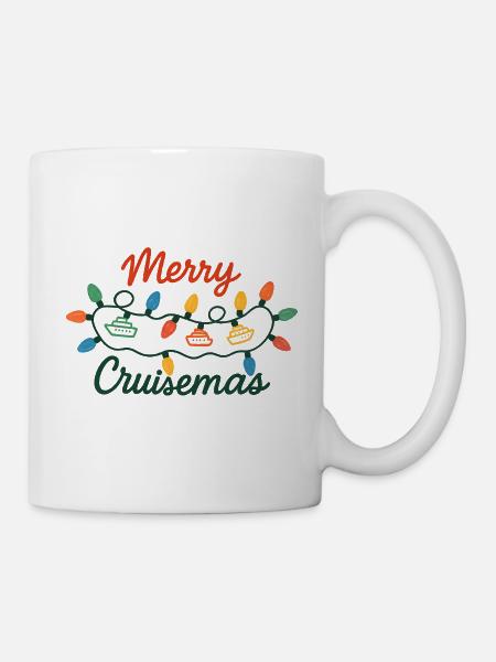 Weihnachten Kreuzfahrt Merry Cruisemas - Tasse - Weiß